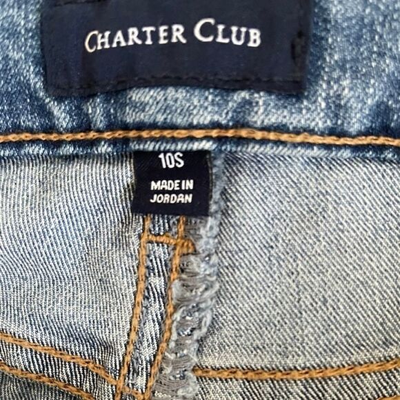 Charter Club Prescott Light Wash Bootcut Jeans 10S - Picture 6 of 12